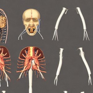 skull and other body parts of skelton